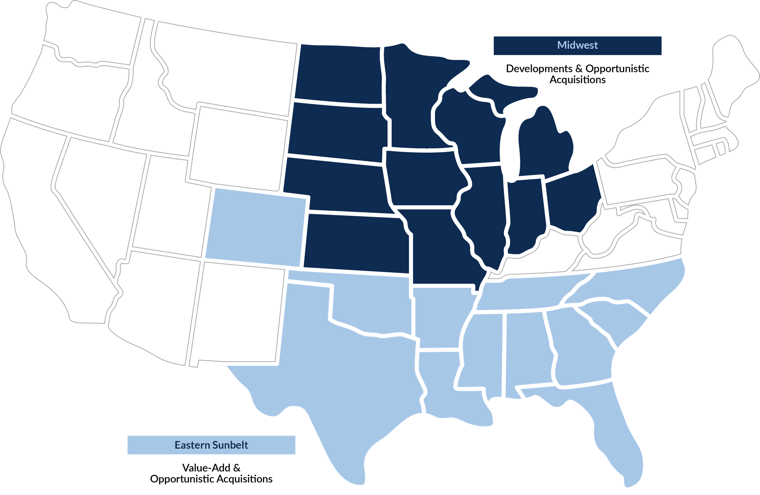 USA Map Areas Of Operation